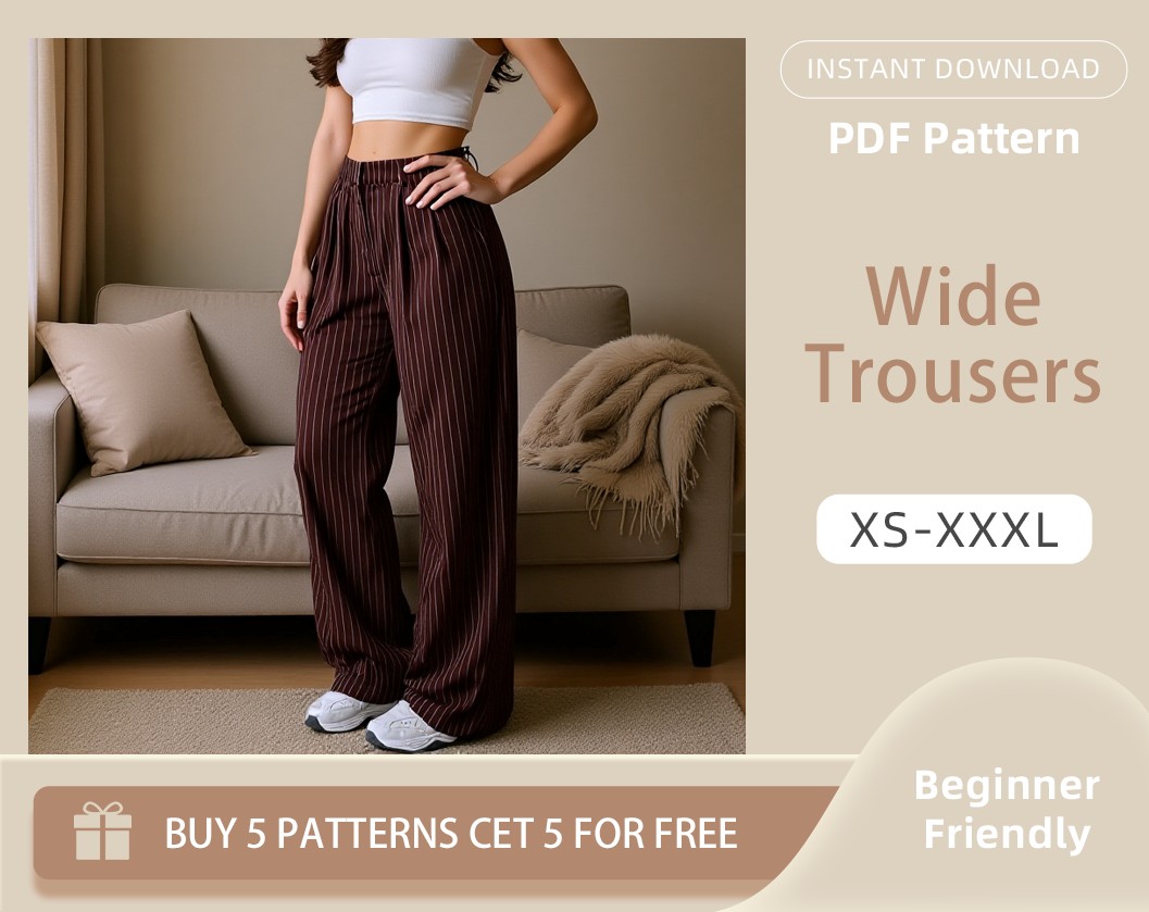 Wide Leg Trousers