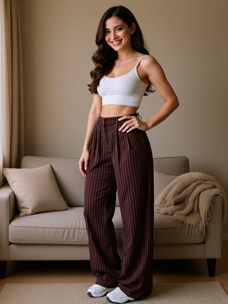 Wide Leg Trousers - Image 4