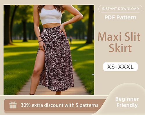Maxi Slit Skirt